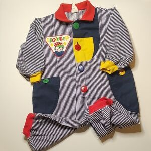 Vintage 70's 80's Baby Toddler Boys Jumper Onesie